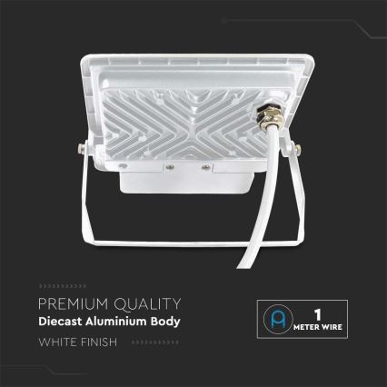 Riflettore LED con sensore LED/50W/230V 4000K IP65 bianco