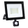 Riflettore LED con sensore LED/50W/230V 6500K IP44 nero
