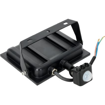 Riflettore LED con sensore LED/50W/230V 6500K IP44 nero