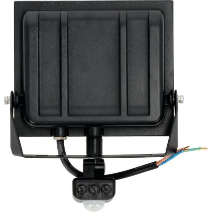 Riflettore LED con sensore LED/50W/230V 6500K IP44 nero