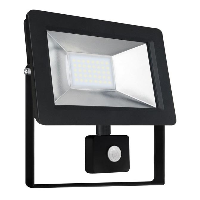 Noctis Led Ip44 Con 2 Sensore Nero Smd 230v Riflettore Led 30w 2050lm xWodCBer