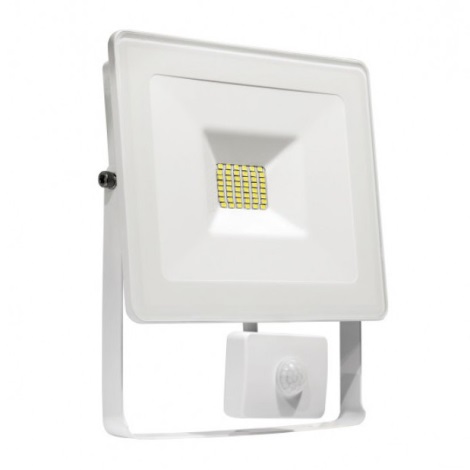 Riflettore LED con sensore NOCTIS LUX SMD LED/10W/230V IP44 900lm bianco