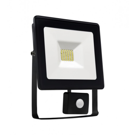 Riflettore LED con sensore NOCTIS LUX SMD LED/20W/230V IP44 1700lm nero