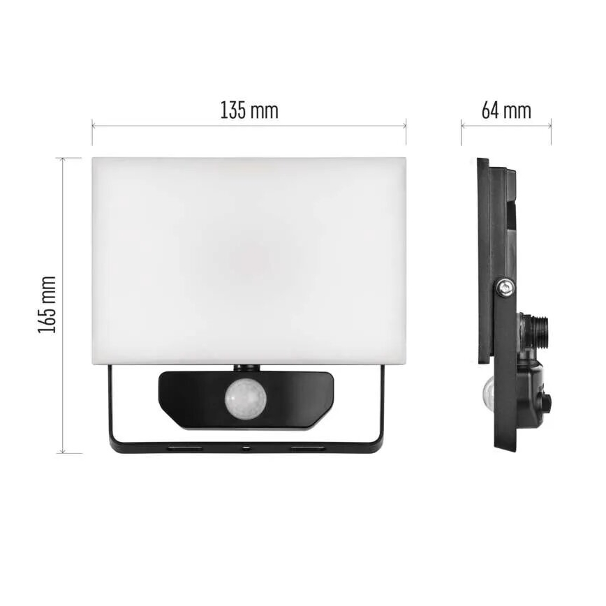 Riflettore LED con sensore TAMBO LED/20W/230V 4000K IP54