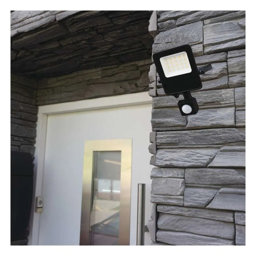 Riflettore LED con sensore VISIO LED/10W/230V 4000K IP65