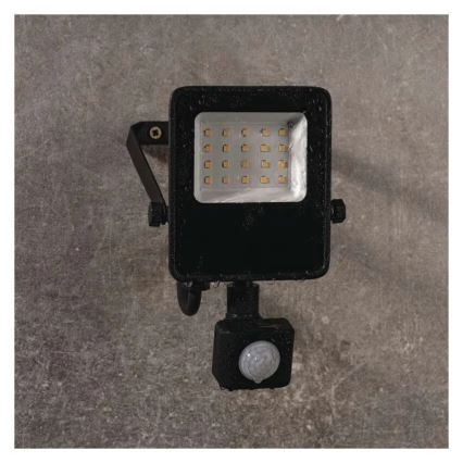 Riflettore LED con sensore VISIO LED/10W/230V 4000K IP65