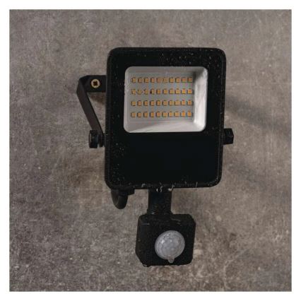 Riflettore LED con sensore VISIO LED/20W/230V 4000K IP65