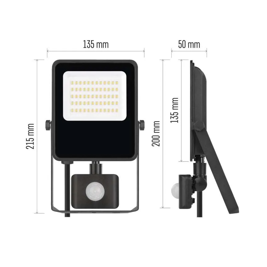 Riflettore LED con sensore VISIO LED/30W/230V 4000K IP65