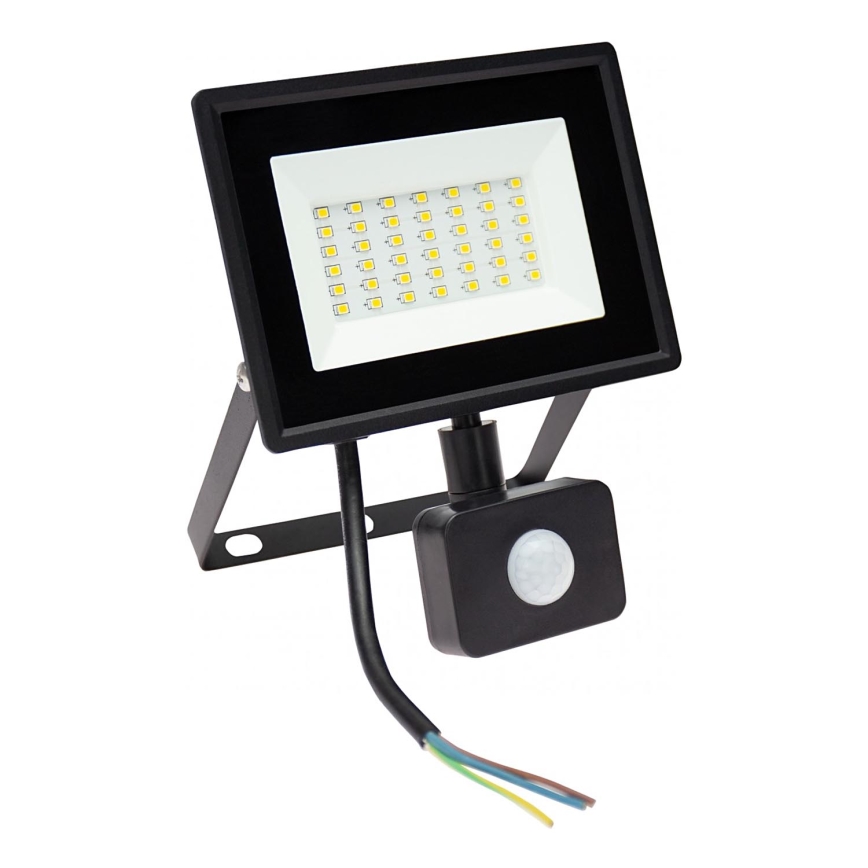 Riflettore LED da esterno con sensore di movimento NOCTIS LUX 3 LED/30W/230V 4000K IP44 nero