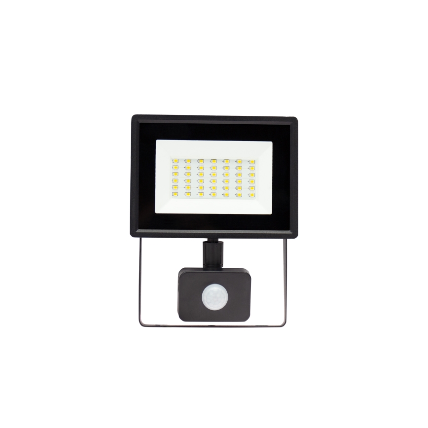 Riflettore LED da esterno con sensore di movimento NOCTIS LUX 3 LED/30W/230V 4000K IP44 nero