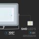 Riflettore LED SAMSUNG CHIP LED/100W/230V 4000K IP65 grigio