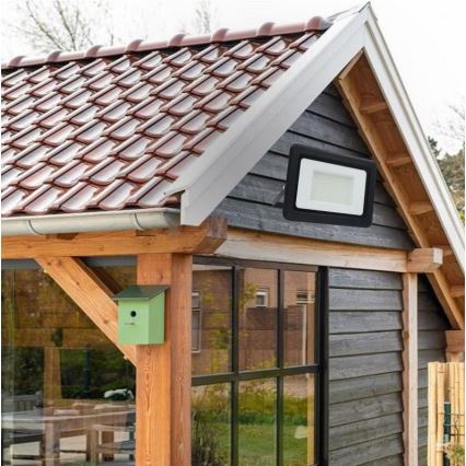 Riflettore LED da esterno LED/100W/230V 4000K IP65 nero