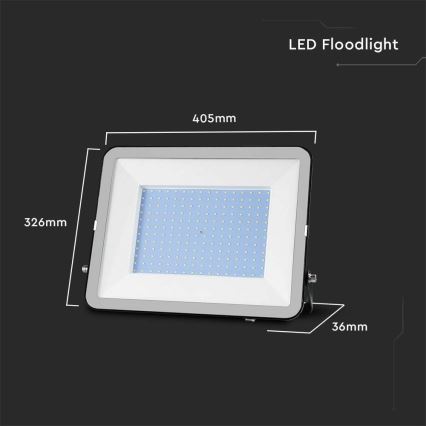 Riflettore LED da esterno SAMSUNG CHIP LED/200W/230V 4000K IP65 nero