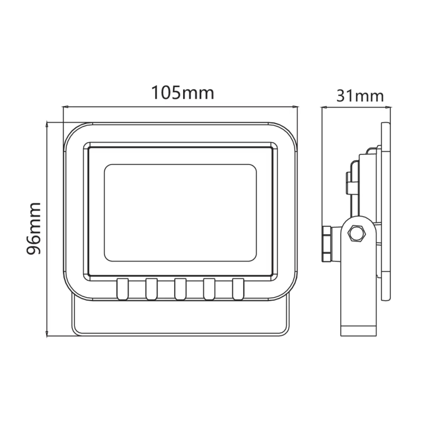Riflettore LED LED/10W/230V 6500K IP65