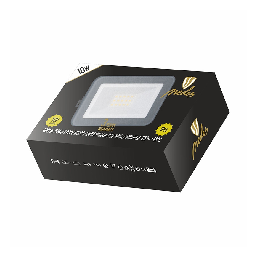 Nedes LF2221 - Riflettore LED LED/10W/230V IP65