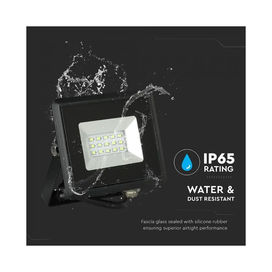 Riflettore LED LED/10W/230V IP65 verde
