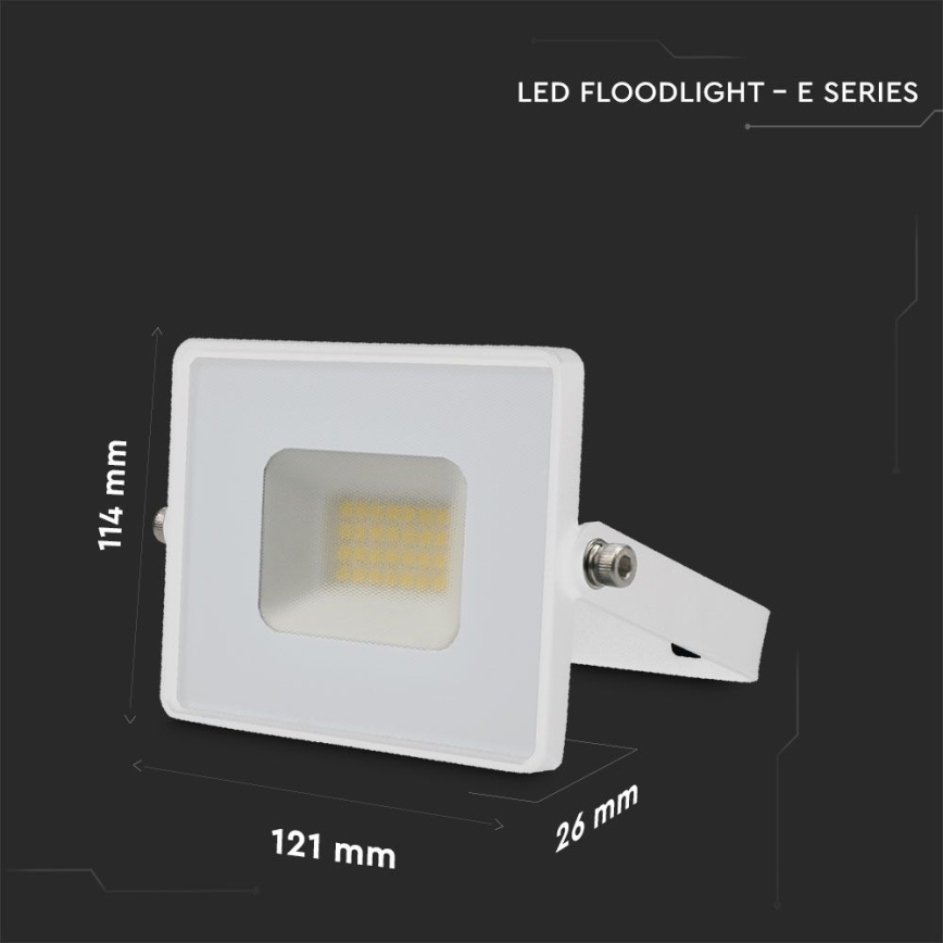 Riflettore LED LED/20W/230V 6500K IP65 bianco