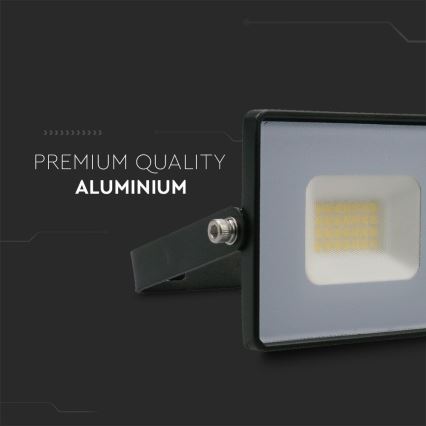 Riflettore LED LED/20W/230V 6500K IP65 nero