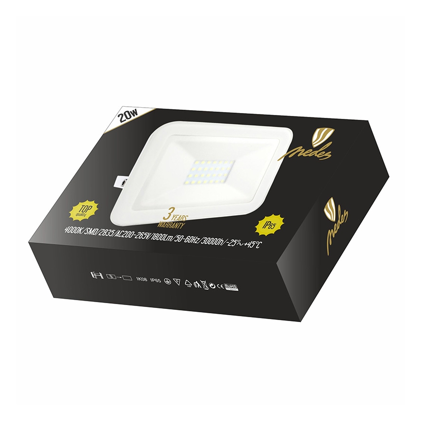 Nedes LF2122 - Riflettore LED LED/20W/230V IP65