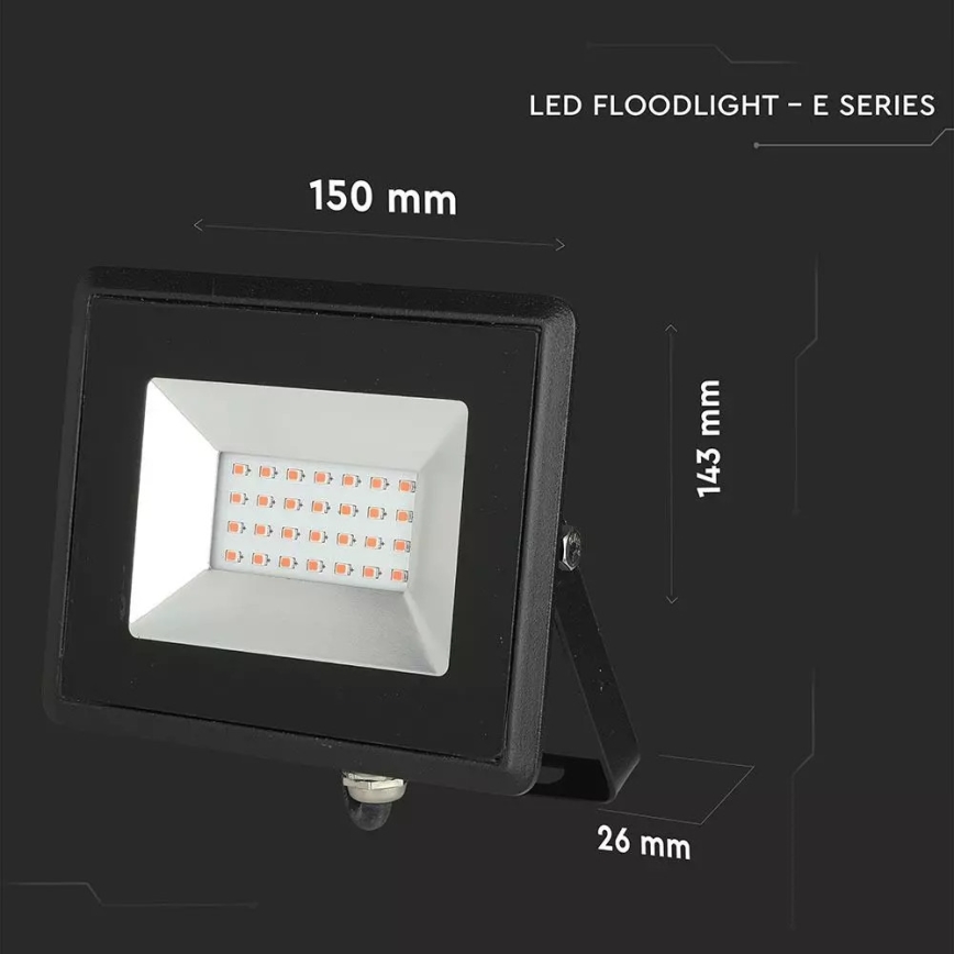 Riflettore LED LED/20W/230V IP65 rosa chiaro