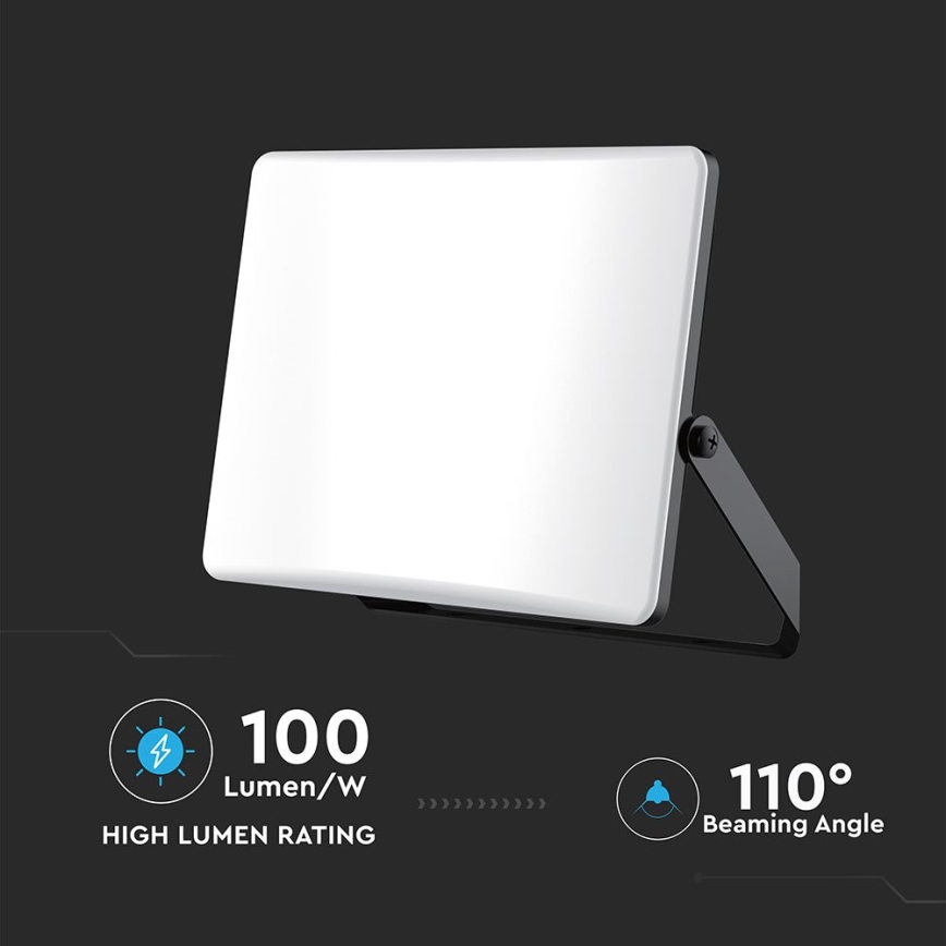 Riflettore LED LED/30W/230V 3000/4000/6500K IP65 nero