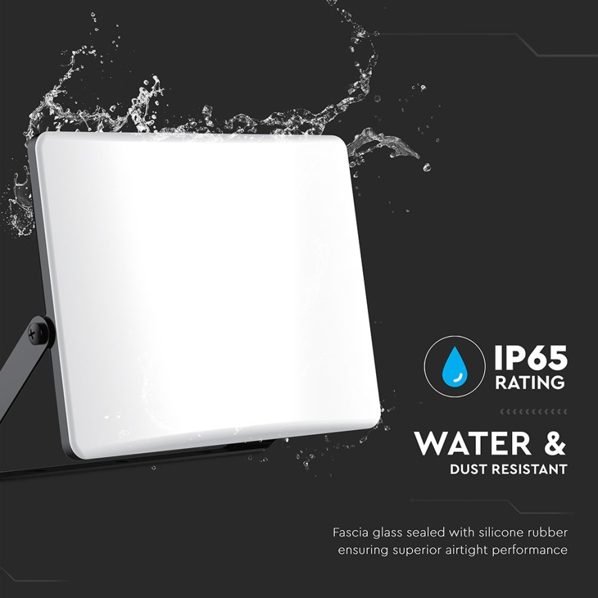 Riflettore LED LED/30W/230V 3000/4000/6500K IP65 nero