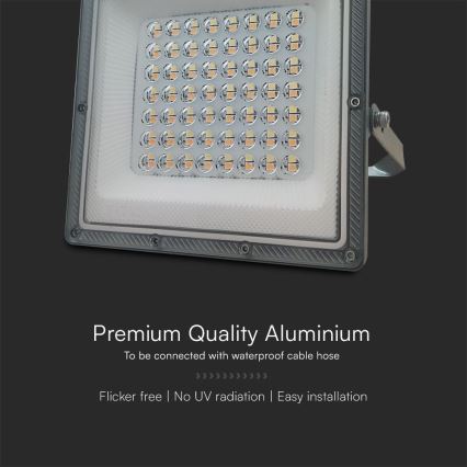 Riflettore LED LED/50W/230V IP65 3000/4000/6500K grigio