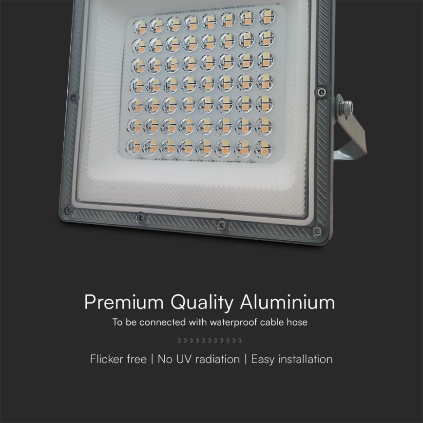 Riflettore LED LED/50W/230V IP65 3000/4000/6500K grigio
