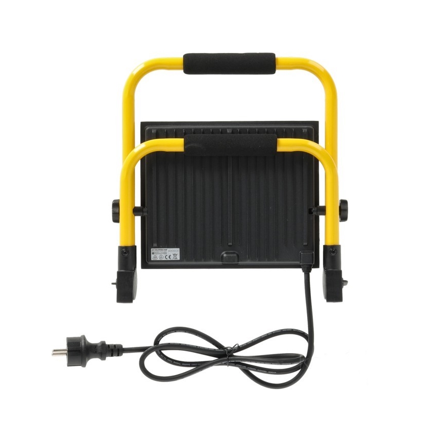 Riflettore LED portatile TIGRA LED/100W/4000K IP54 nero/giallo