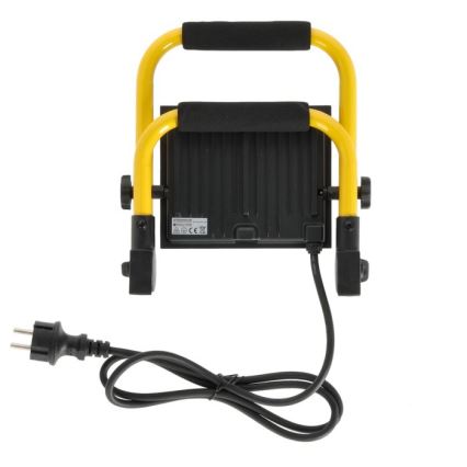 Riflettore LED portatile TIGRA LED/50W/4000K IP54 nero/giallo