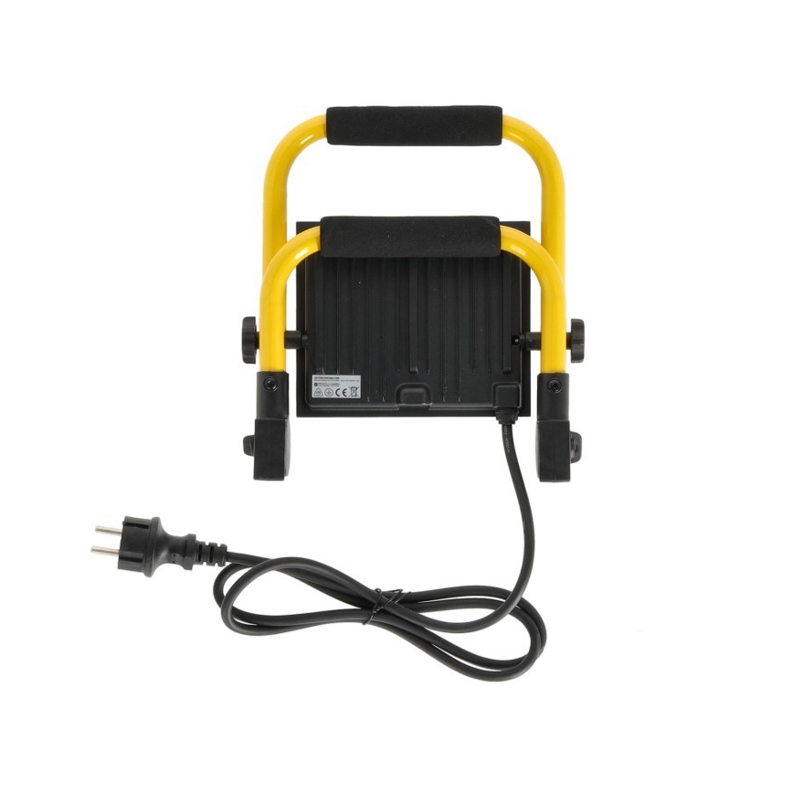 Riflettore LED portatile TIGRA LED/50W/4000K IP54 nero/giallo