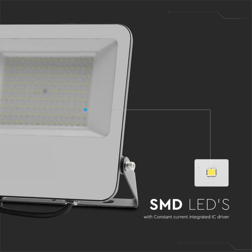 Riflettore LED SAMSUNG CHIP LED/100W/230V 4000K IP65 nero