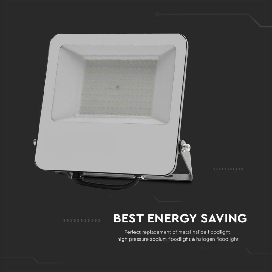 Riflettore LED SAMSUNG CHIP LED/100W/230V 4000K IP65 nero