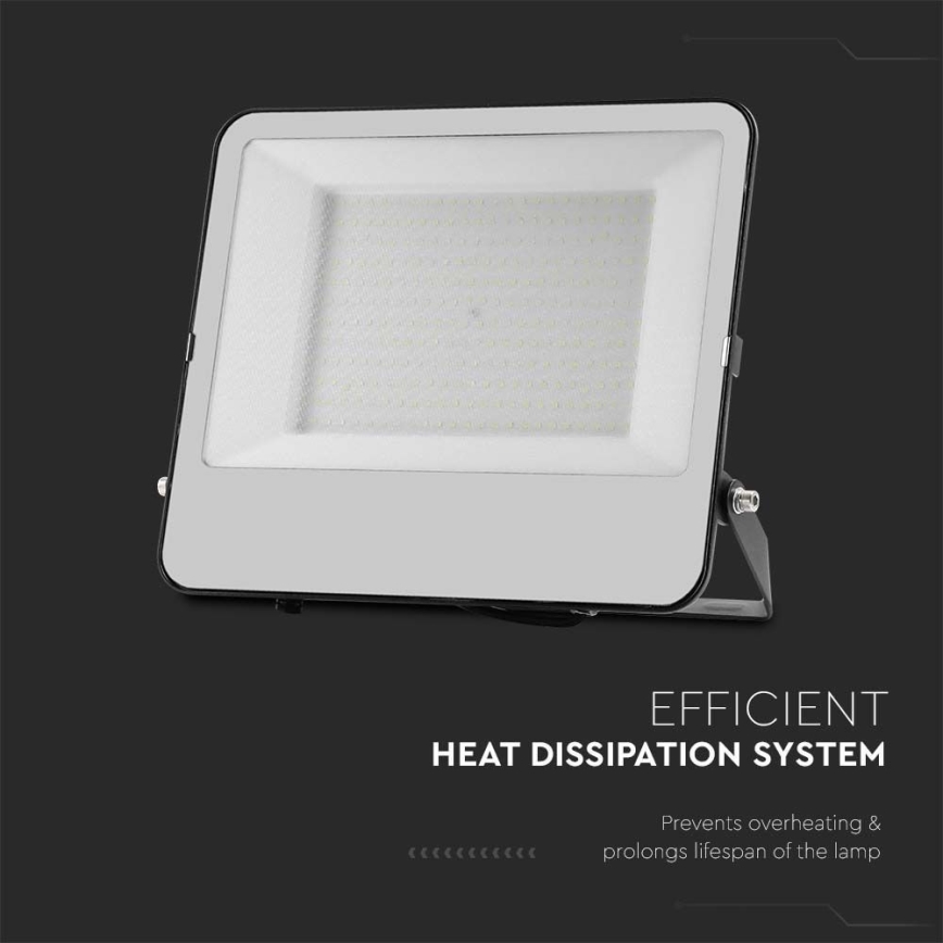 Riflettore LED SAMSUNG CHIP LED/200W/230V 4000K IP65 nero