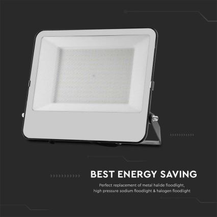 Riflettore LED SAMSUNG CHIP LED/200W/230V 4000K IP65 nero