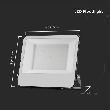 Riflettore LED SAMSUNG CHIP LED/200W/230V 4000K IP65 nero