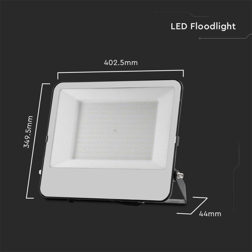 Riflettore LED SAMSUNG CHIP LED/200W/230V 4000K IP65 nero