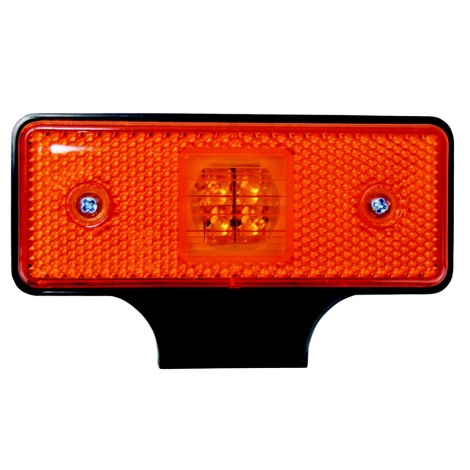 Riflettore LED SINGLE LED/0,2W/12-24V IP67 arancione