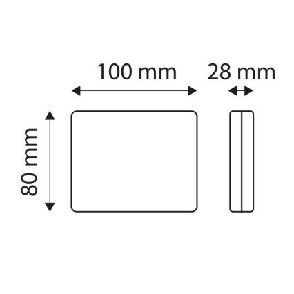 Riflettore LED SINGLE LED/1,9W/12V IP67 rosso