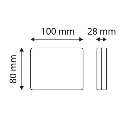 Riflettore LED SINGLE LED/1W/12V IP67 argento