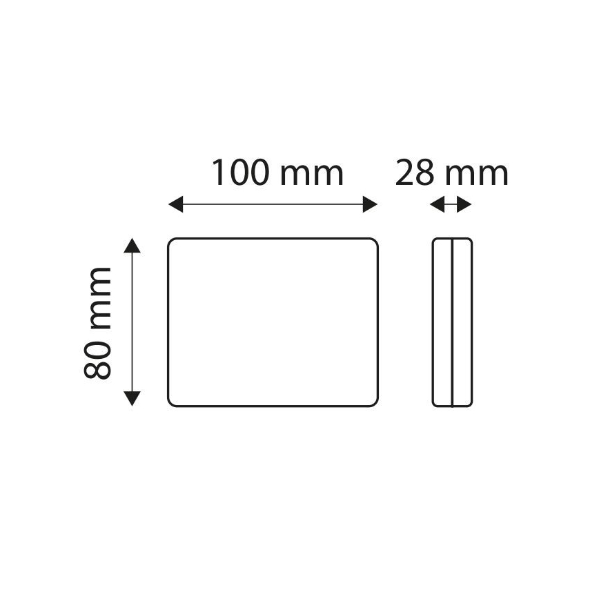 Riflettore LED SINGLE LED/1W/12V IP67 argento