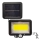 Riflettore LED solare con sensore DUO LED/1W/3,7V 1200 mAh IP44