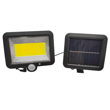 Riflettore LED solare con sensore DUO LED/1W/3,7V 1200 mAh IP44