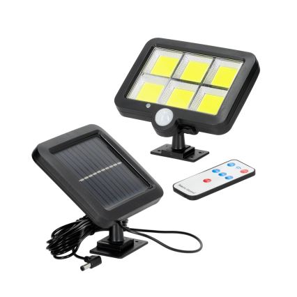 Riflettore LED solare con sensore LED/1,5W/3,7V 6000K IP44 1200 mAh