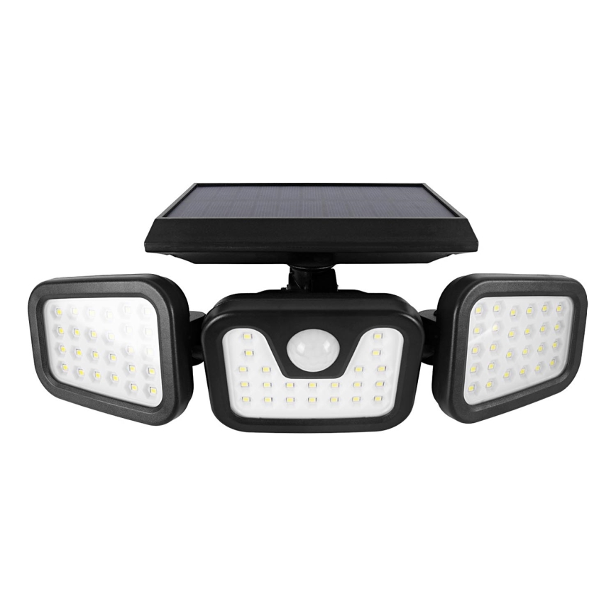 Riflettore LED solare con sensore LED/1,5W/3,7V 6000K IP44 2400 mAh