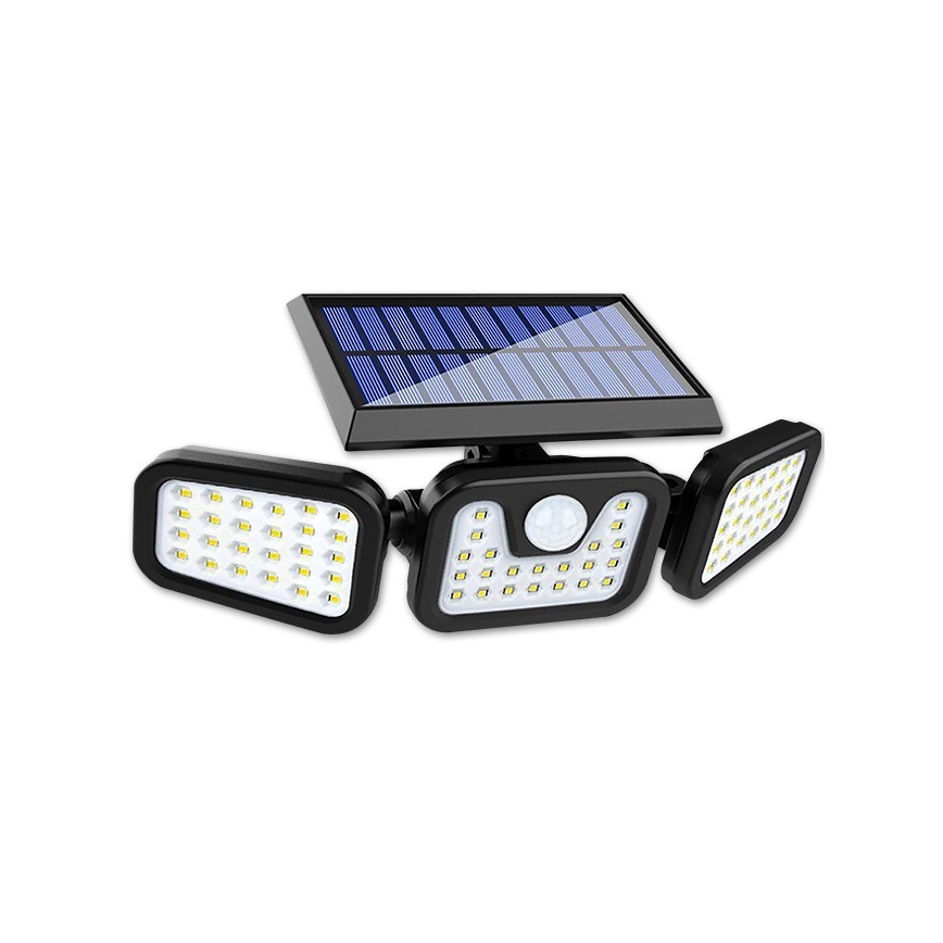 LED Proiettore solare flessibile con sensore LED/15W/3,7V 2400 mAh IP54 4500K