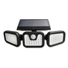 Riflettore LED solare con sensore LED/15W/3,7V IP54 4500K