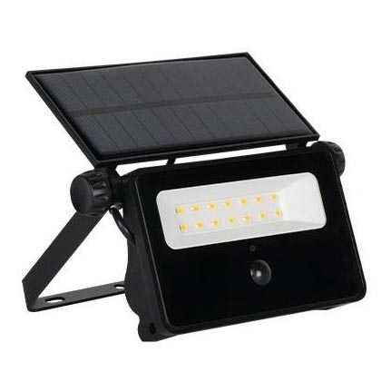 Riflettore LED solare con sensore LED/30W/5,5V 3000 mAh IP65