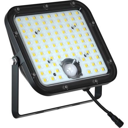 Riflettore LED solare con sensore LED/30W/6,4V 4000K + telecomando