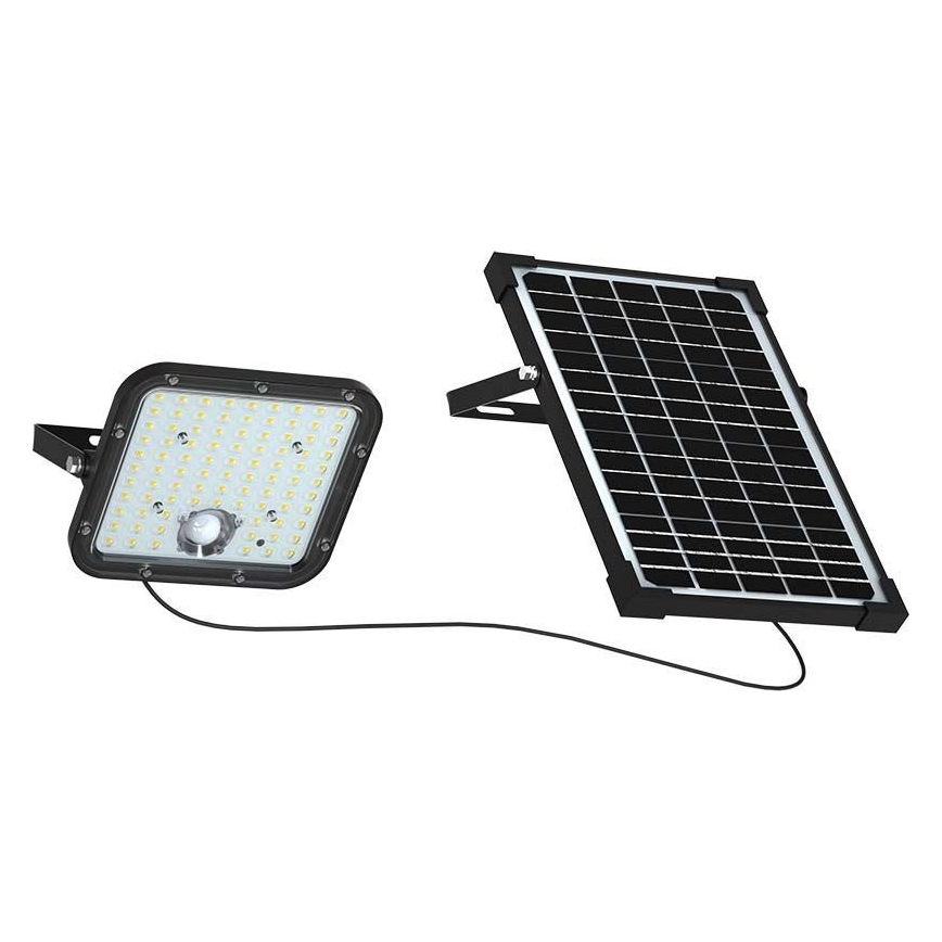 Riflettore LED solare con sensore LED/30W/6,4V 4000K + telecomando